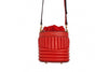 Red Women Luxury Leather Bucket Bag 3