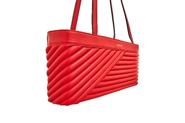 Red Women Luxury Leather Alin Shoulder Bag 